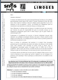 Les syndiqués du SNES-FSU élisent leurs directions du 5 au 28 mai