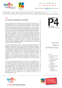 Bulletin contractuels - septembre 2018