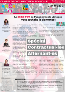 Bulletin Contractuels Alternants - Août 2021