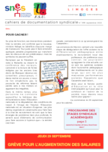 Bulletin académique 393 - Septembre 2022