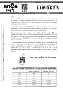 Bulletin académique Avril 2016 n°343