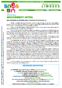 Bulletin académique 349 mars 2017 - Spécial mouvement intra
