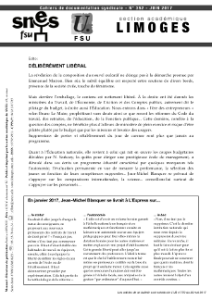 Bulletin académique 352 - Juin 2017