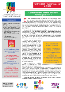 Bulletin académique - Rentrée 2025 - Spécial AESH