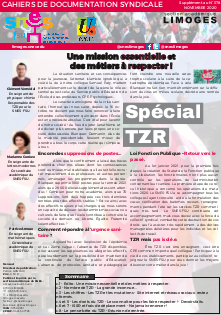Bulletin académique spécial TZR - Novembre 2020