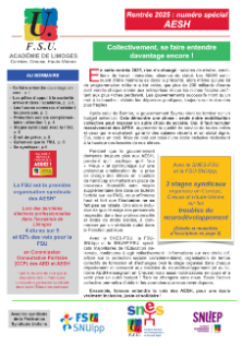 Bulletin académique - Rentrée 2025 - Spécial AESH
