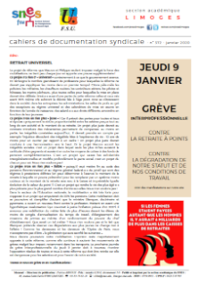 Bulletin académique 372 - Janvier 2020