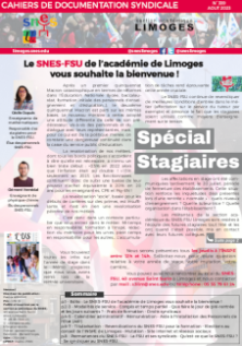 Bulletin académique 399 - Août 2023 - Spécial stagiaires