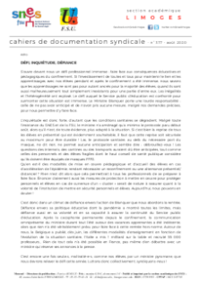 Bulletin académique 377 - Août 2020