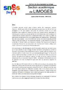 Bulletin de mai 2010