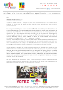 Bulletin académique 378 - Octobre 2020