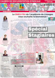 Bulletin Stagiaires - Août 2020