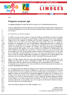 Bulletin n°347 novembre 2016