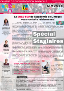 Bulletin Stagiaires - Août 2018