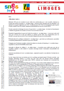 Bulletin académique 353 - août 2017