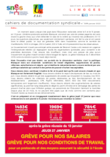 Bulletin académique 389 - Janvier 2022