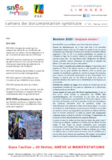 Bulletin académique 373 - Février 2020
