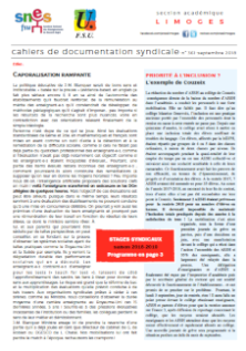 Bulletin académique 361 - Septembre 2018
