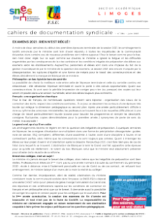 Bulletin académique 384 - Juin 2021