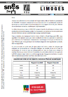 Bulletin académique 357sup2 - Mars 2018