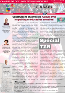 Bulletin académique spécial TZR - Octobre 2023