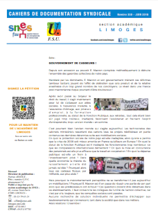 Bulletin académique 359 - Juin 2018