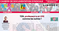 Bulletin académique spécial TZR - Septembre 2021
