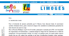 Bulletin académique 355 - Novembre 2017