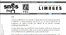 Bulletin académique Avril 2016 n°343