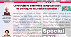 Bulletin académique spécial TZR - Octobre 2023