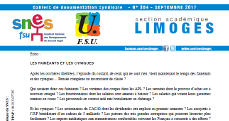 Bulletin académique 354 - septembre 2017