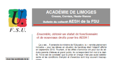 Bulletin du collectif AESH FSU académique - Décembre 2019