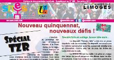 Bulletin académique spécial TZR - Décembre 2017