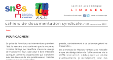 Bulletin académique 393 - Septembre 2022