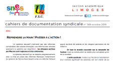 Bulletin académique 369 - Octobre 2019
