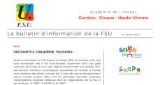 Bulletin contractuels - Octobre 2021