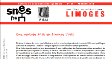 Bulletin académique Février 2016 n°341