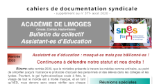 Bulletin du collectif AED académique - Septembre 2020