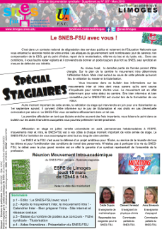 Bulletin Stagiaires - Février 2018