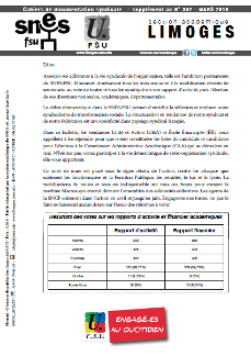 Bulletin académique 357sup2 - Mars 2018