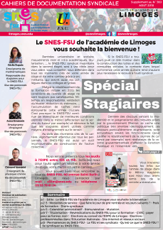 Bulletin Stagiaires - Août 2018