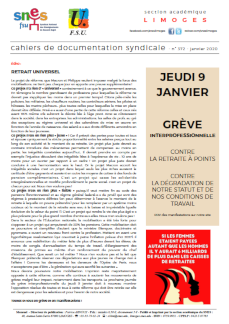 Bulletin académique 372 - Janvier 2020