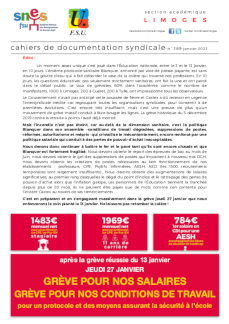 Bulletin académique 389 - Janvier 2022