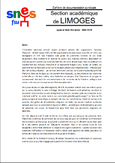 Bulletin de mai 2010