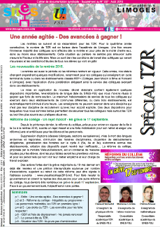 Bulletin TZR Septembre 2015