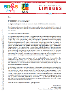 Bulletin n°347 novembre 2016