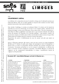 Bulletin académique 352 - Juin 2017