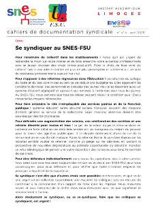 Bulletin académique 414 - Avril 2025