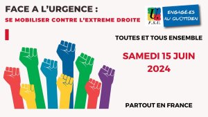 Face au danger de l'extrême-droite, mobilisons-nous pour une autre (…)