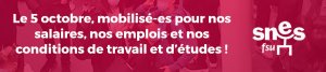 Le 5 octobre, mobilisé-es pour nos salaires, nos emplois et nos conditions (…)